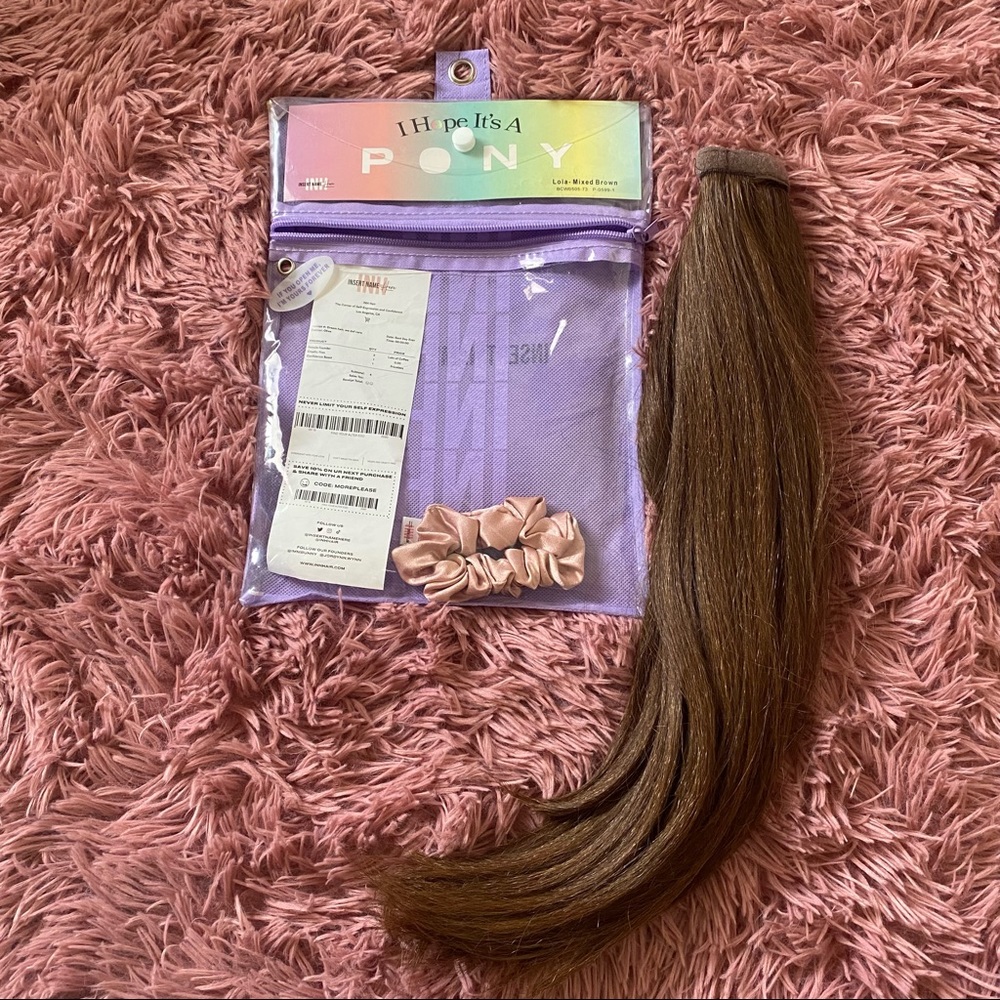 Insert Name Here Lola Pony - Mixed Brown